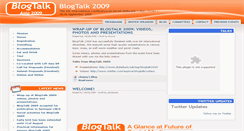 Desktop Screenshot of 2009.blogtalk.net